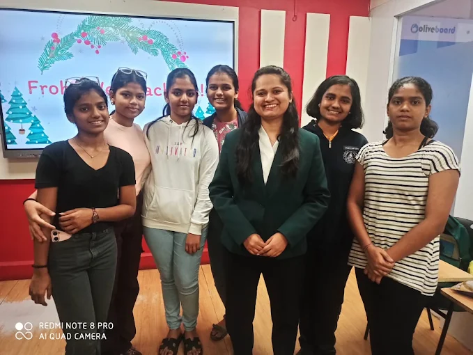 Foreign language classroom training session