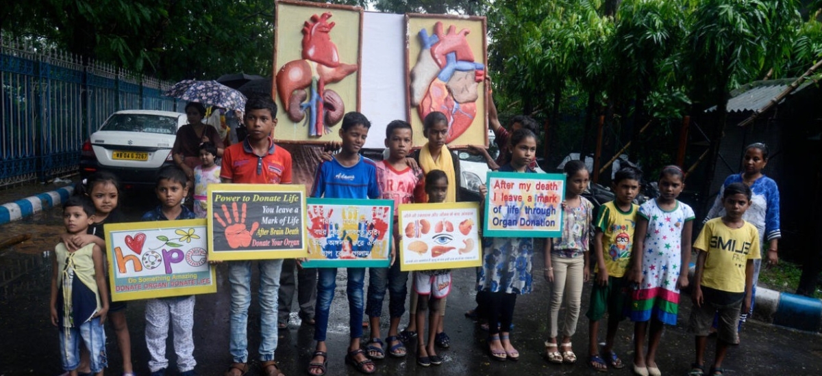 Organ donation awareness campaign in India